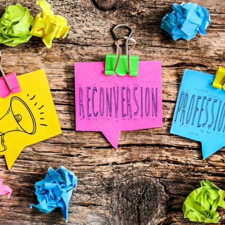 bulle Post-it : reconversion professionnelle